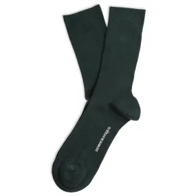 6-pack Originals Fine Rib Socks Forest Green