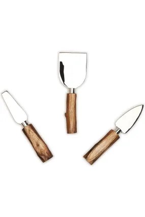 Acacia Wood Cheese Knives