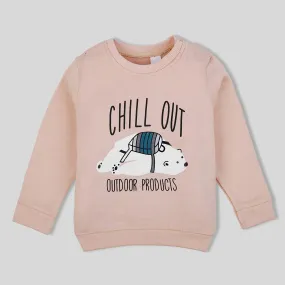 C1362 BBC Baby Chill Out Bear Mustered Sweat Shirt