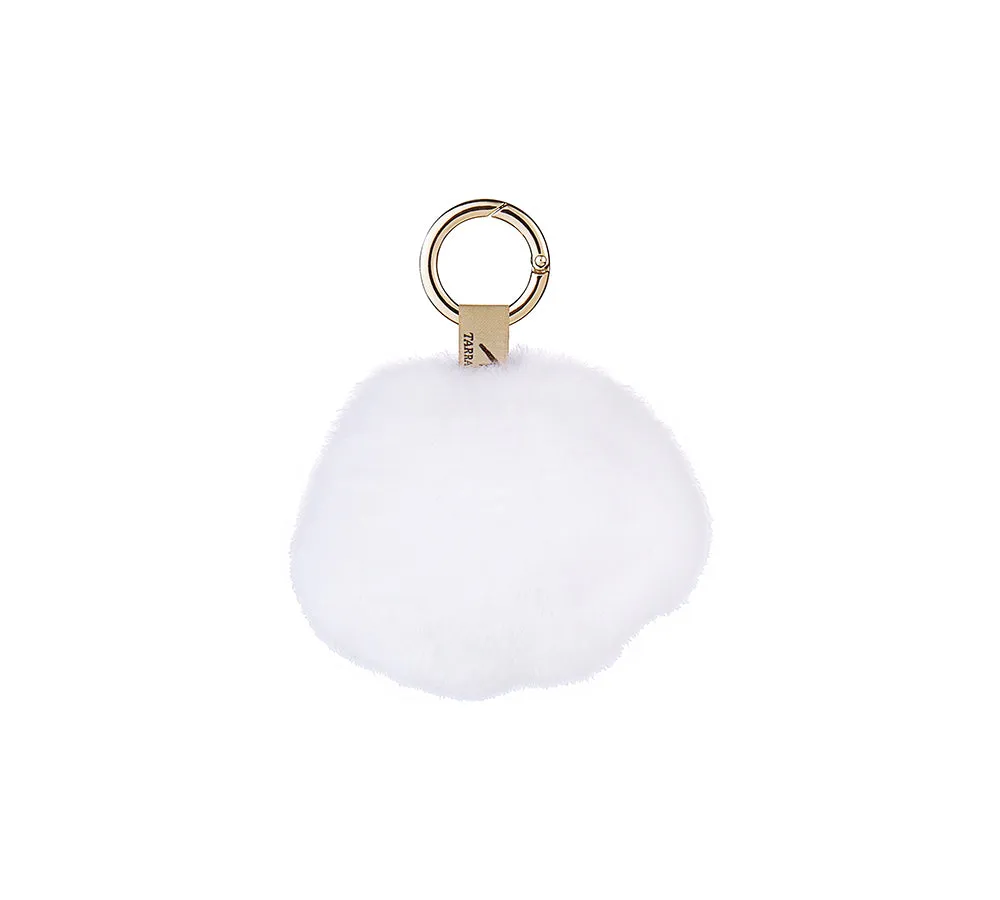 Fluffy Cat Paw Keyring