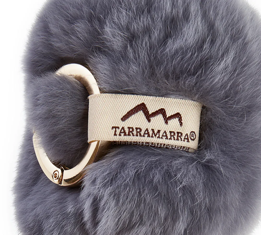 Fluffy Cat Paw Keyring