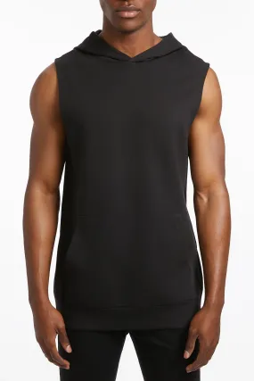 Guys Side Zip Sleeveless Hoodie