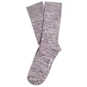 Originals Fine Rib Blur Socks Deep Purple / Off White